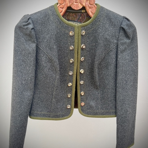Gray Crop Jacket - Picture 1 of 3